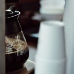 A drip coffee maker brewing coffee, relevant to drip coffee maker vs percolator article.