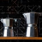Two stovetop espresso makers showcased, relating to stovetop espresso makers reviews.